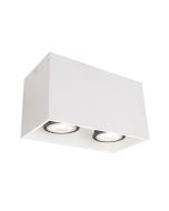 2/φωτη Πλαφονιέρα Λευκή Dice Viokef 4279800