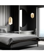 Φωτιστικό Τοίχου Χρυσό Fedora Viokef 4325101