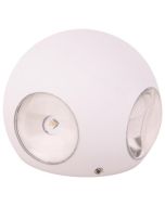 ΦΩΤΙΣΤΙΚΟ ΤΟΙΧΟΥ ΣΤΡΟΓΓΥΛΟ LED 8W Φ100X94 3000K IP65 ΛΕΥΚΟ PLUS ARTE ILLUMINA Eurolamp 145-20226