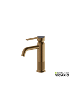 Μπαταρία Νιπτήρα με Βαλβίδα Clic-Clac Lumiere Vicario Antique Brass 516010-221