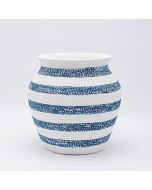 ΠΥΘΑΡΙ ΜΠΛΕ-ΛΕΥΚΟ 22x22x22cm Eurolamp 819-00478