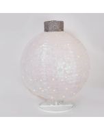 ΦΩΤΙΖΟΜΕΝΗ ΧΡΙΣΤΟΥΓΕΝΝΙΑΤΙΚΗ ΛΕΥΚΗ MΠΑΛΑ, ΜΕ ΒΑΣΗ, 4,5V ΜΕΤΑΣΧΗΜΑΤΙΣΤΗ, 50 ΘΕΡΜΑ ΛΕΥΚΑ MINI LED, 45x45x60cm, ΠΡΟΕΚΤΑΣΗ ΠΑΡΟΧΗΣ 3m, IP44 Eurolamp 600-47242