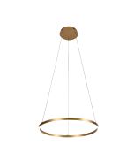 Κρεμαστό φωτιστικό LED 45W 3CCT by switch on base D:100cm 6095-AA-Golden