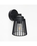 ΑΠΛΙΚΑ ΤΟΙΧΟΥ ΠΛΑΣΤΙΚΗ 1ΧΕ27 MAX 10W 135x153x225mm IP44 ΜΑΥΡΗ ARTE ILLUMINA Eurolamp 145-20645