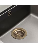 Βαλβίδα Νεροχύτη με Υπερχείλιση 3 1/2'', Bronze  670-220