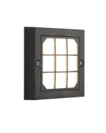 ΦΩΤΙΣΤΙΚΟ ΤΟΙΧΟΥ LED 6W 135X135X32 3CCT IP65 ΜΑΥΡΟ ARTE ILLUMINA SENARIO Eurolamp 145-52121