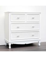 ΣΥΡΤΑΡΙΕΡΑ ΞΥΛΙΝΗ ΛΕΥΚΗ 80x40x82cm Eurolamp 750-25013