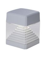 FUMAGALLI ESTER WALL ΑΠΛΙΚΑ ΤΟΙΧΟΥ  1XGX53 LED 3W 3CCT(3000K-4000K-6500K) 165mmX126mm ΓΚΡΙ Eurolamp 145-26304