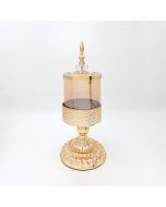 ΦΟΝΤΑΝΙΕΡΑ ΓΥΑΛΙΝΗ ΜΕ ΜΕΤΤΑΛΟ ΧΡΥΣΟ 15x40cm Eurolamp 819-00256