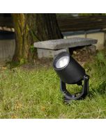 FUMAGALLI MINITOMMY-EL SPIKE ΠΡΟΒΟΛΕΑΣ ΜΕ ΚΑΡΦΙ 3,5W GU10 2CCT (2700/4000K) 310X122X135mm ΜΑΥΡΟΣ Eurolamp 145-26106