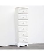 ΣΥΡΤΑΡΙΕΡΑ ΞΥΛΙΝΗ ΛΕΥΚΗ 29x23x95cm Eurolamp 750-25030