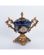 ΦΟΝΤΑΝΙΕΡΑ ΠΟΛΥΡΕΖΙΝ ΜΠΛΕ 39x22x35cm Eurolamp 752-21019