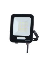ΠΡΟΒΟΛΕΑΣ LED SMD 30W ΜΑΥΡΟΣ IP66 6500K PLUS Eurolamp 147-69006