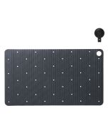 Ribb Αντιολισθητικό Πατάκι 40x70cm Anthracite with Black Hook Sealskin  800624