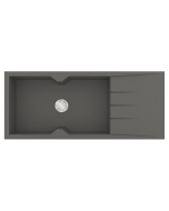 Νεροχύτης Κουζίνας 116x50cm Ένθετος Ερμάριο 80cm Γρανίτης Sanitec Ultra Granite 817-35-Pietra