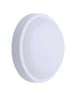 ΦΩΤΙΣΤΙΚΟ ΤΟΙΧΟΥ ΣΤΡΟΓΓΥΛΟ LED 18W Φ200X55 3000K IP54 ΛΕΥΚΟ PLUS ARTE ILLUMINA Eurolamp 145-20017