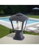 FUMAGALLI DISMA ROBY ΚΟΛΩΝΑΚΙ ΔΑΠΕΔΟΥ 1ΧΕ27 290X200mm ΜΑΥΡΟ Eurolamp 145-26073