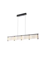 ΦΩΤΙΣΤΙΚΟ ΚΡΕΜΑΣΤΟ ΑΚΡΥΛΙΚΟ LED 60W 5400Lm 3000K 1200X270X175mm Γαλλικό Χρυσό ARTE ILLUMINA RAVENA Eurolamp 144-15048