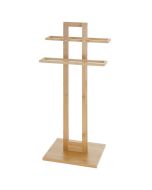 Επιδαπέδια Κρεμάστρα 2 Θέσεων από Bamboo 37x25x85cm MRShome DF-0092000