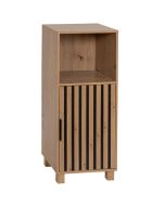 Έπιπλο Ξύλινο με Ντουλάπι και Ράφι Καφέ 35x30x86cm MRShome DS-1371000