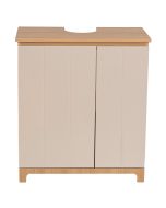 Έπιπλο Νιπτήρα Ξύλινο 62x30x70cm Μπεζ/Καφέ MRShome DS-1379000