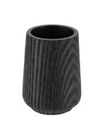 Ποτήρι Οδοντόβουρτσας Polyresin Μαύρο MRShome  DS-4662L04