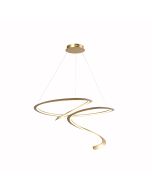 Φωτιστικό Κρεμαστό  Χρυσαφί 80xH150cm Led 60w 3000K 3000lm Triac Dimmable Sun Light FLORA-800 