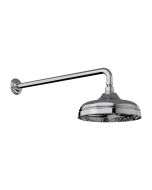 Horus Ascott Classic Collection - Anti-scale Nozzles Shower Head Diam. 220 Mm with Arm - Chrome 00.506-CH