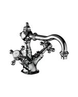 Horus Julia Victoria Julia Victoria Classic Collection - Monobloc Basin Mixer with Pop-up Waste - Polished Nickel 01.208-NB