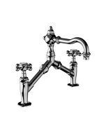 Horus Julia Victoria Julia Victoria Classic Collection - 2 Hole Basin Mixer - Chrome 01.227-CH