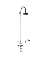 Horus Julia Victoria Julia Victoria Classic Collection - Complete Thermostatic Wall Bath-shower Mixer - Chrome 01.754-CH