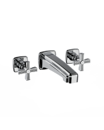 Horus Zéphyr Classic Collection - Concealed Wall Mounted 3 Hole Basin Set - Metal Gun 16.263-CF