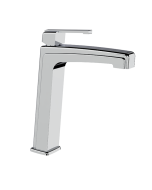 Horus Zéphyr Classic Collection - Single Lever Basin Mixer Extended with up and down Drain - Metal Gun 16.719-CF