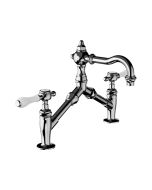 Horus Julia Victoria Julia Victoria Classic Collection - 2 Hole Basin Mixer - No Waste - Matt Nickel 19.227-NM