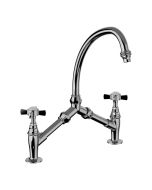 Horus Coventry Classic Collection - 2-hole Kitchen Mixer / Adjustable Centers / No Waste - Polished Nickel 28.121-NB