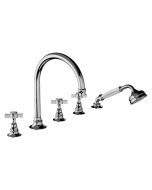 Horus Coventry Classic Collection - 5 Hole Deck Bath / Shower Set - Matt Nickel 28.467-NM