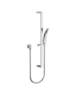 Horus Nouvelle Vague “part of Contemporary Collection - Wall Mounted Shower Set with Rail, Flexible and Handshower - Chrome 40.532-CH