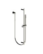 Horus Minoé Contemporary Collection - Wall Shower Set with Rail, Flexible Hose and Handspray - Chrome 47.532-CH