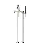 Horus Minoé Contemporary Collection - Complete Thermostatic Bath-shower Mixer with Pipes for Free Standing Bath - Matt Black 47.798-NO