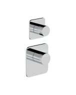 Horus Naja Contemporary Collection - Trim for Thermostatic Mixer. - Matt Black 48.521-NO