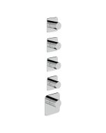 Horus Naja Contemporary Collection - Trim for Thermostatic Mixer. - Metal Gun 48.524-CF