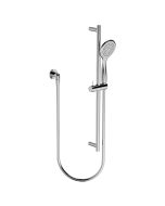 Horus Naja Contemporary Collection - Wall Shower Set with Rail, Flexible Hose and Handspray - Matt Black 48.532-NO