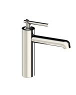 Horus Minoé Contemporary Collection - Single Lever Basin Mixer - with Drain Valve with Cover - Satin Brass 49.709-LS