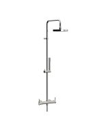 Horus Minoé Contemporary Collection - Complete Exposed Thermostatic Wall Shower Set - Metal Gun 49.797-CF