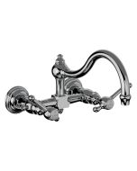 Horus Montmartre Classic Collection - 2 Hole Wall Mounted Kitchen Mixer / No Waste - Chrome 50.102-CH
