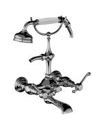 Horus Montmartre Classic Collection - Complete Wall Bath / Shower Mixer / Height Cradle - Polished Nickel 50.434-NB