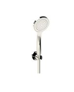 Horus Canopée Contemporary Collection - Shower Rail with Brass Handshower on Sliding Part and Flexible Hose - Matt Black 60.582-NO