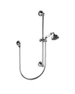 Horus Ascott Classic Collection - Wall Shower Set with Rail, Flexible Hose and Handspray - Matt Nickel 62.532-NM