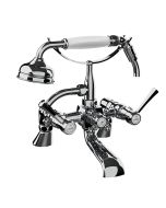 Horus Ascott Classic Collection - Deck Bath/ Shower Mixer Complete - Matt Nickel 65.485-NM