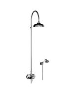Horus Ascott Classic Collection - Complete Thermostatic Wall Shower Mixer - Matt Nickel 65.744-NM